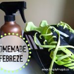This homemade fabric refresher (Febreze) uses only four ingredients!