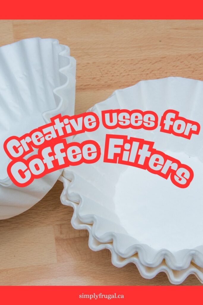 creative uses for coffee filters
