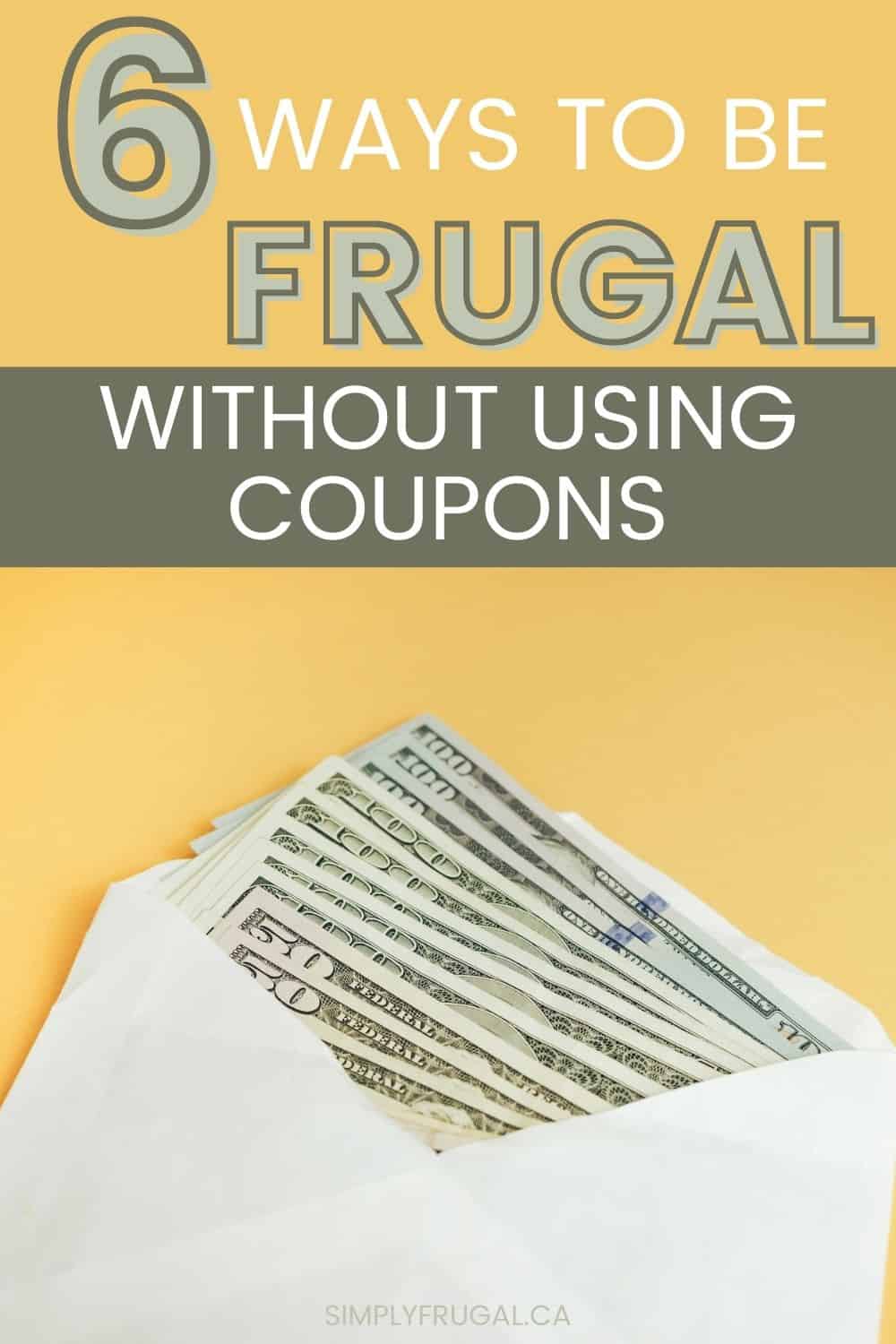 frugal without using coupons