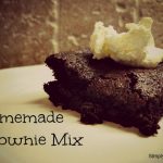 Homemade brownie mix recipe