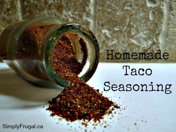 homemade taco seasoning