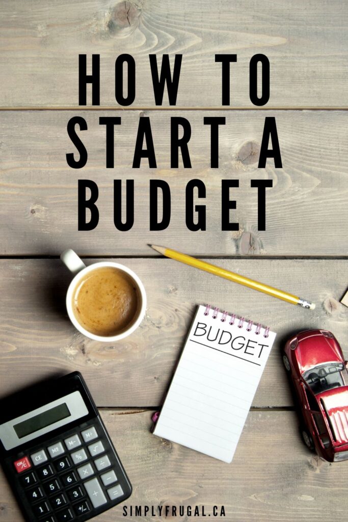 How to start a budget