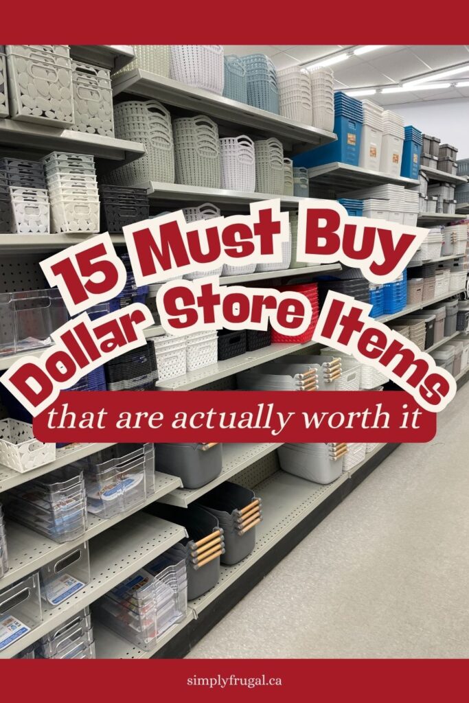 must buy dollar store items