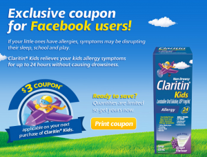 Claritin Coupon - Save $3 off any Claritin Kids Product