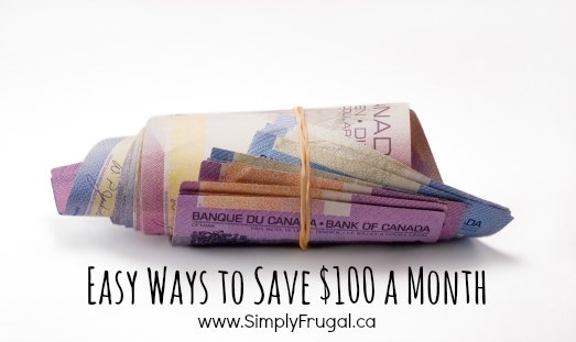 easy ways to save $100 a month