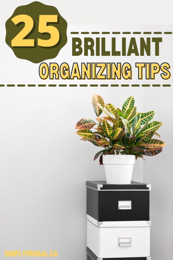brilliant organizing tips