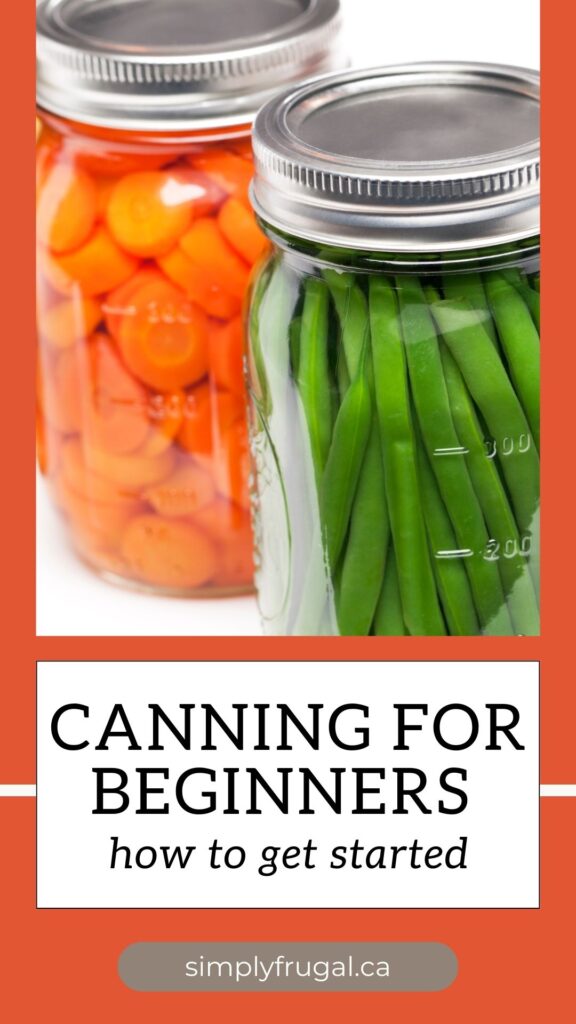 canning for beginners