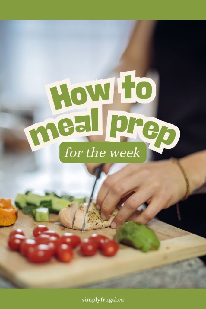 how to meal prep