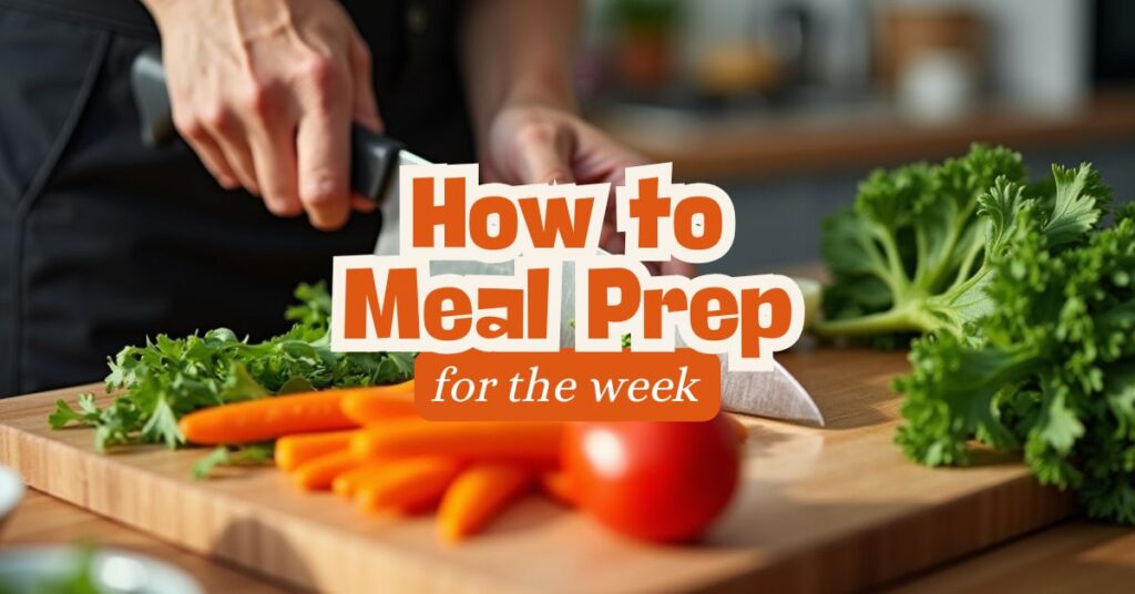 how to meal prep