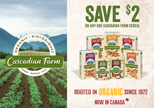 Cascadian Farms Coupon for $2 off Cereal