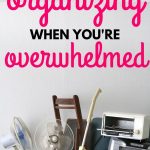 These organizing tips are gold for the overwhelmed person! Just what I needed to figure out where I should get started organizing when I'm feeling overwhelmed with my home.