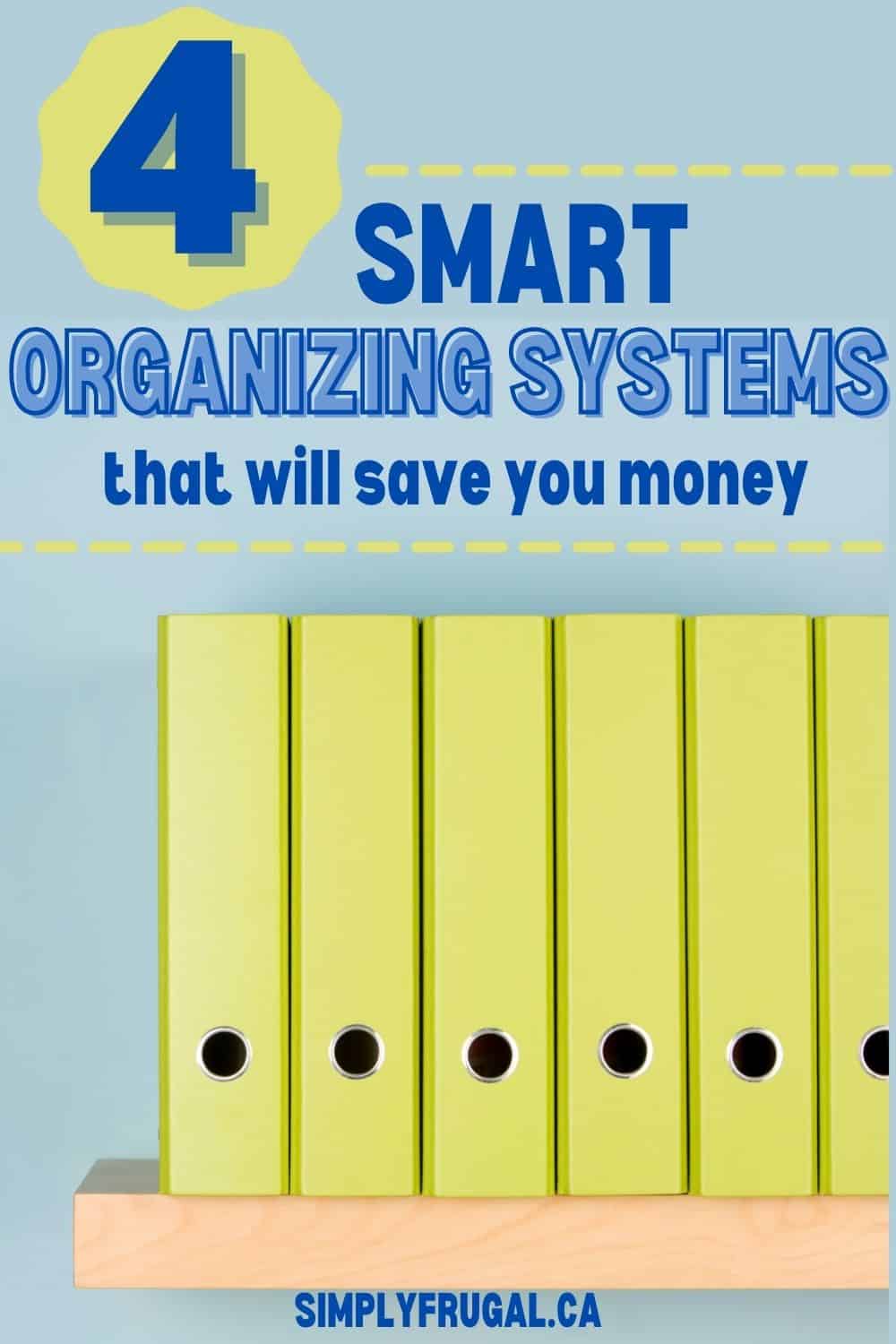 Smart organizing systems