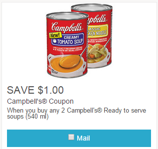 Campbell's Coupon for Ready to Serve Soups
