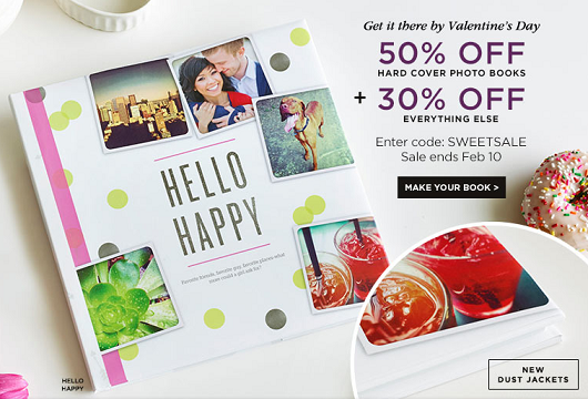 Shutterfly: 50% off Hard Cover Photo Books