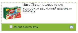 New Printable Del Monte Juice Coupon