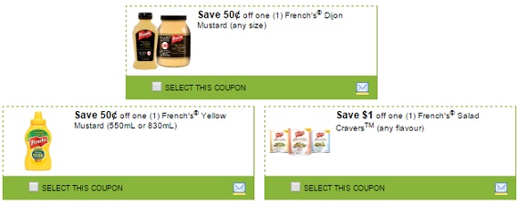 Three New French's Coupons