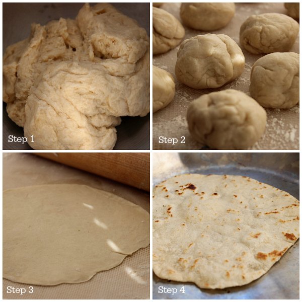 Homemade Flour Tortillas 