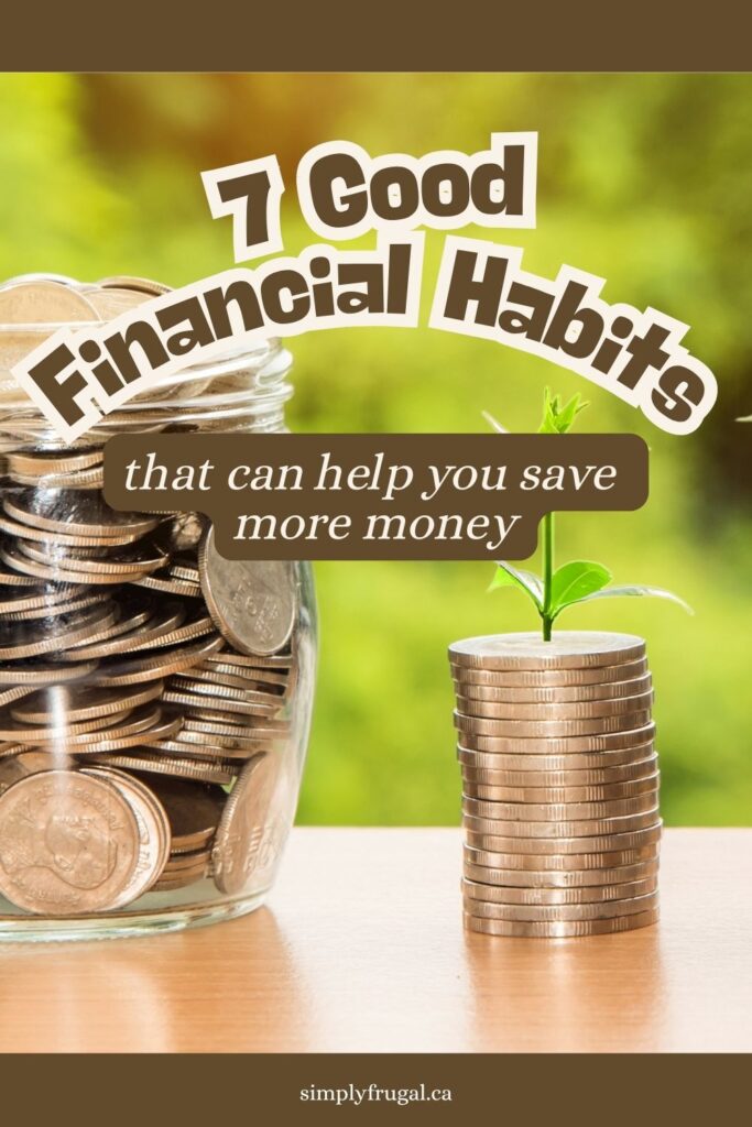 good financial habits