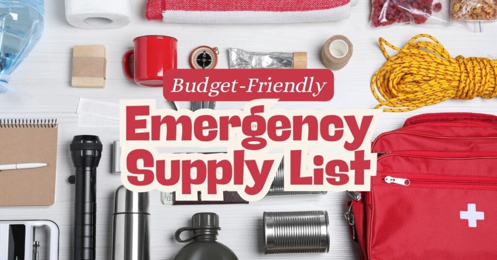 emergency supply list