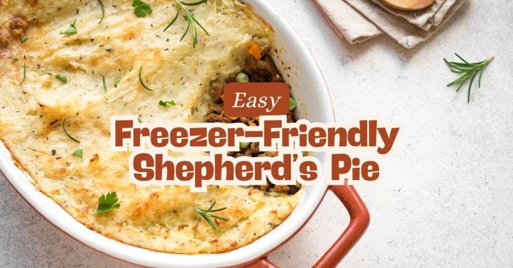 freezer friendly shepherd's pie