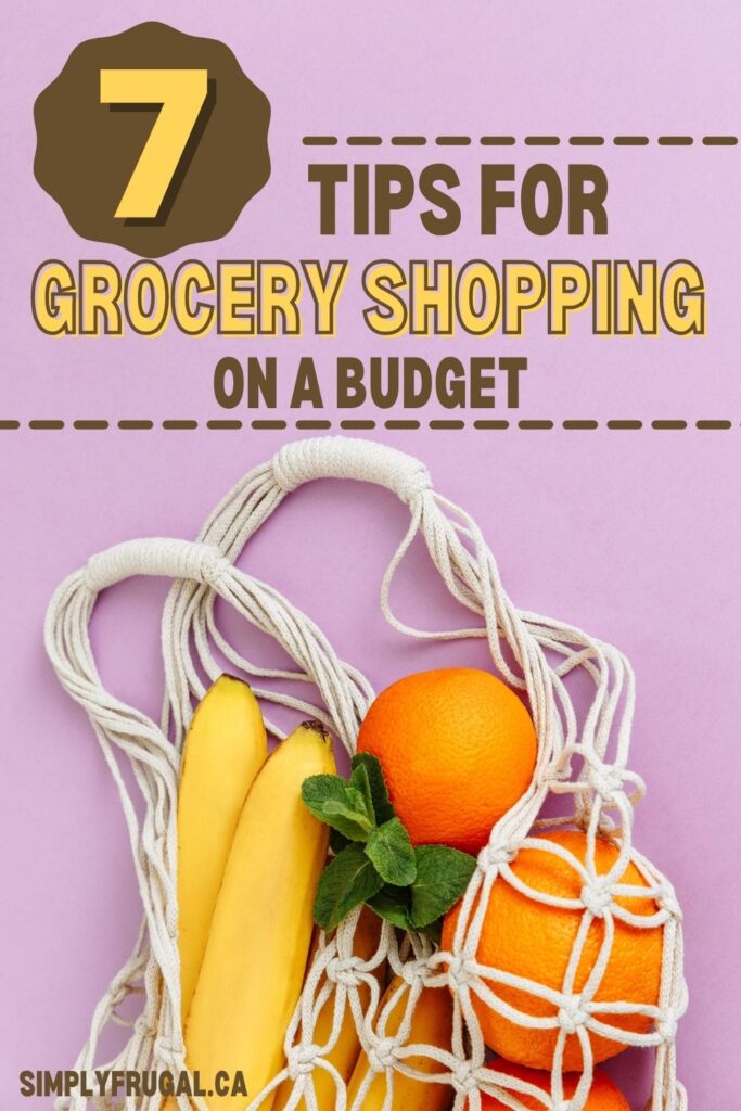grocery shopping on a budget