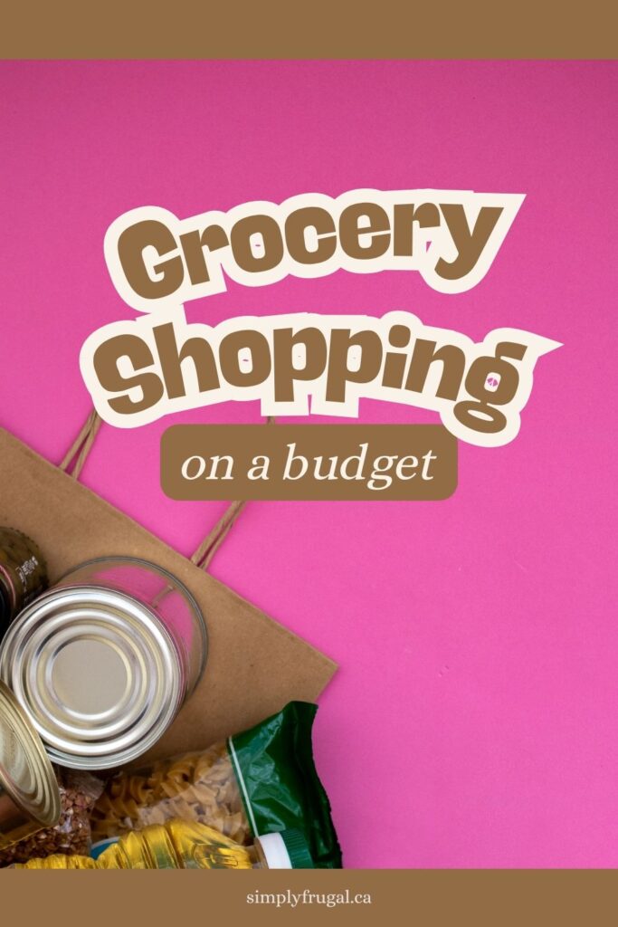 grocery shopping on a budget