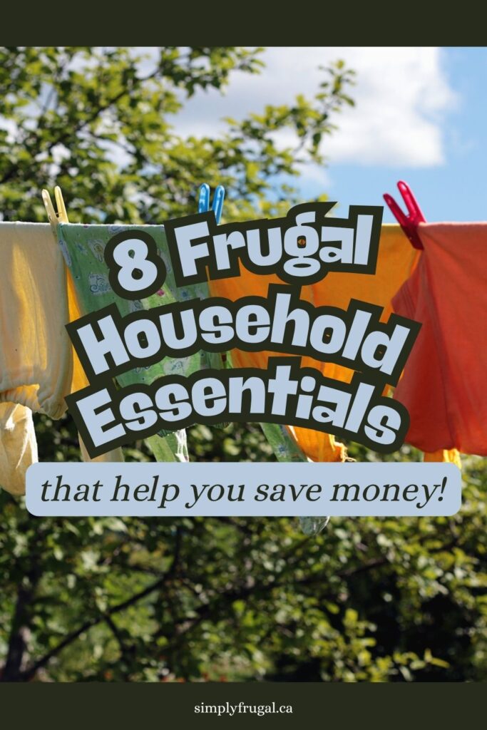 frugal household essentials