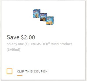 New Nestle Drumstick Minis Coupon