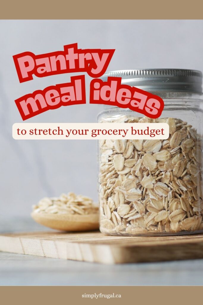 pantry meal ideas