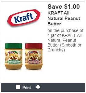 New Printable Kraft Coupons for Peanut Butter and Kraft Singles