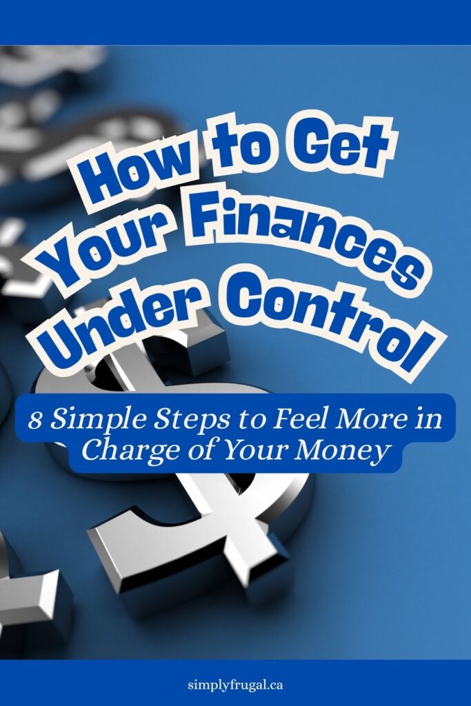 get your finances under control