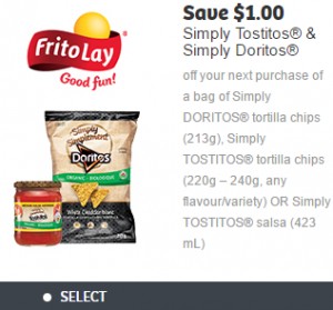New Canadian Coupon for Tostitos and Doritos