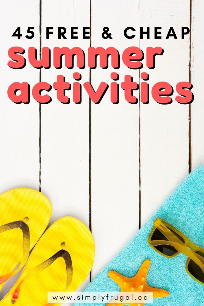 free and cheap summer activity ideas
