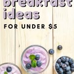 Did you know that you can easily make breakfast for the whole family for under $5? Here are 9 healthy breakfast ideas for under $5. #healthybreakfast #breakfast #cheapbreakfast #breakfastrecipes