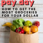 Only have $20 left until pay day but still have grocery shopping to do? I love these tips for stretching the grocery budget as far as you can!