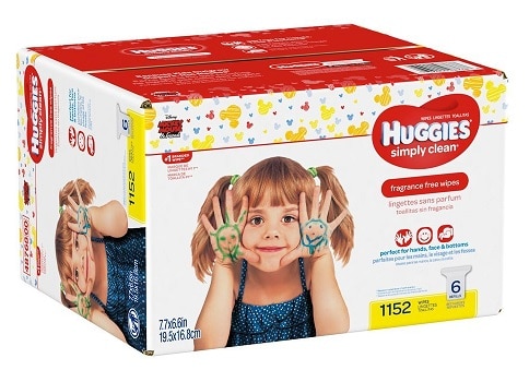 1152 huggies natural care wipes