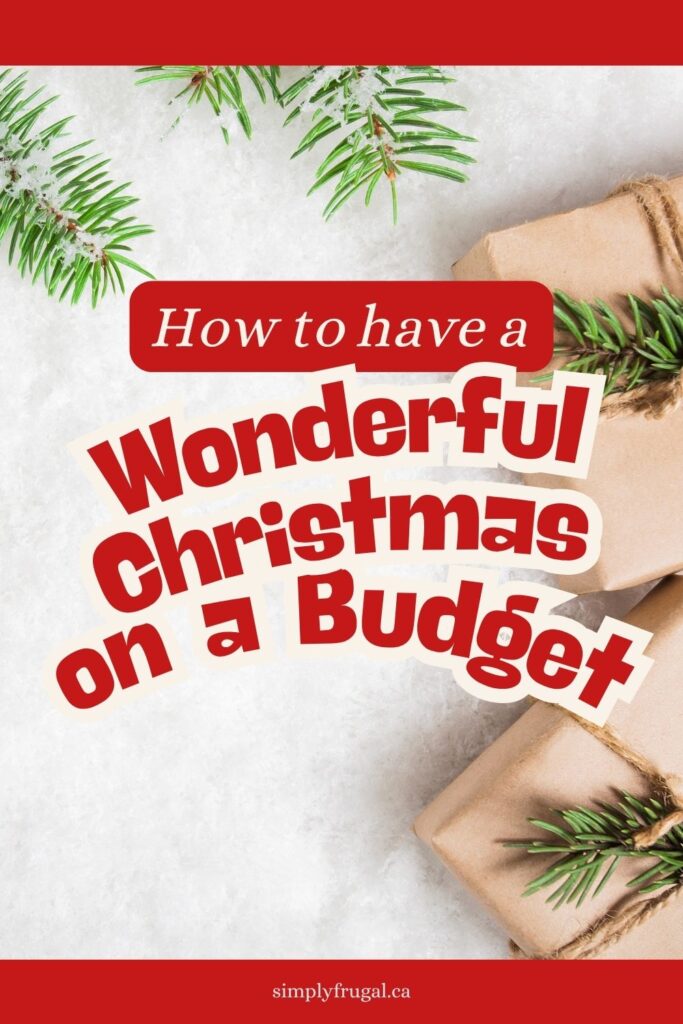 Christmas on a budget