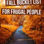 fall bucket list for frugal people