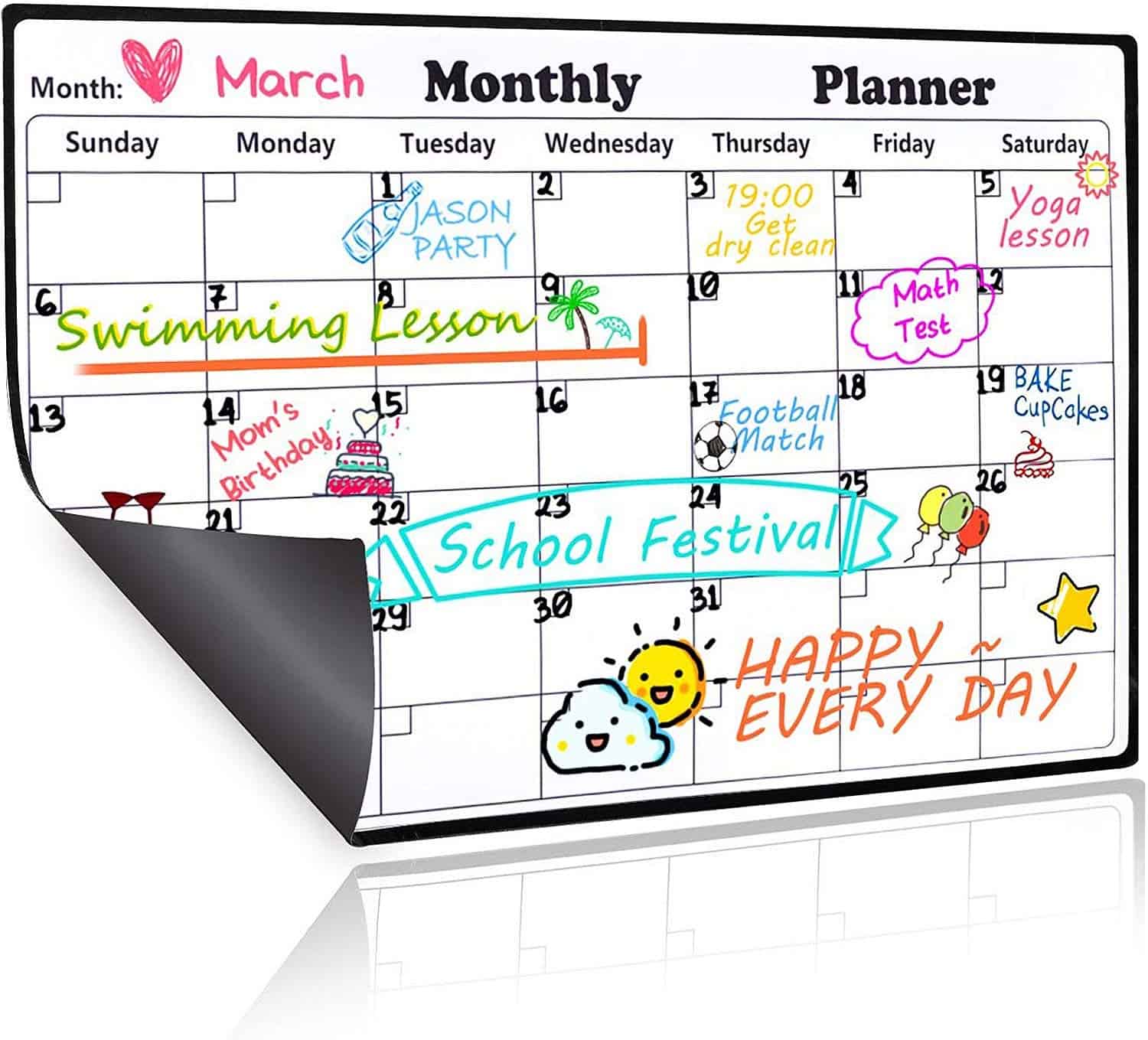 Dry Erase Fridge Calendar Deal