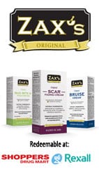 Zax's coupons