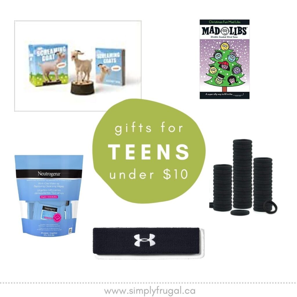 Gift ideas under $10 for tweens and teens