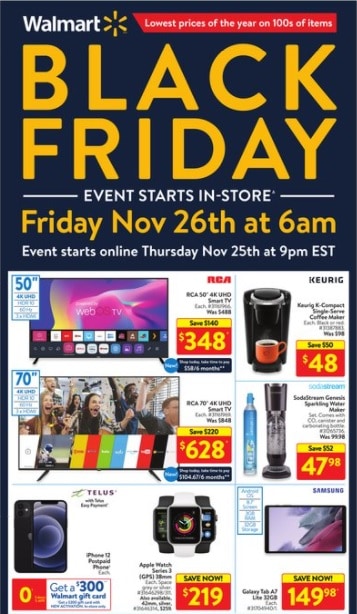 Top Black Friday Deals from Walmart Canada