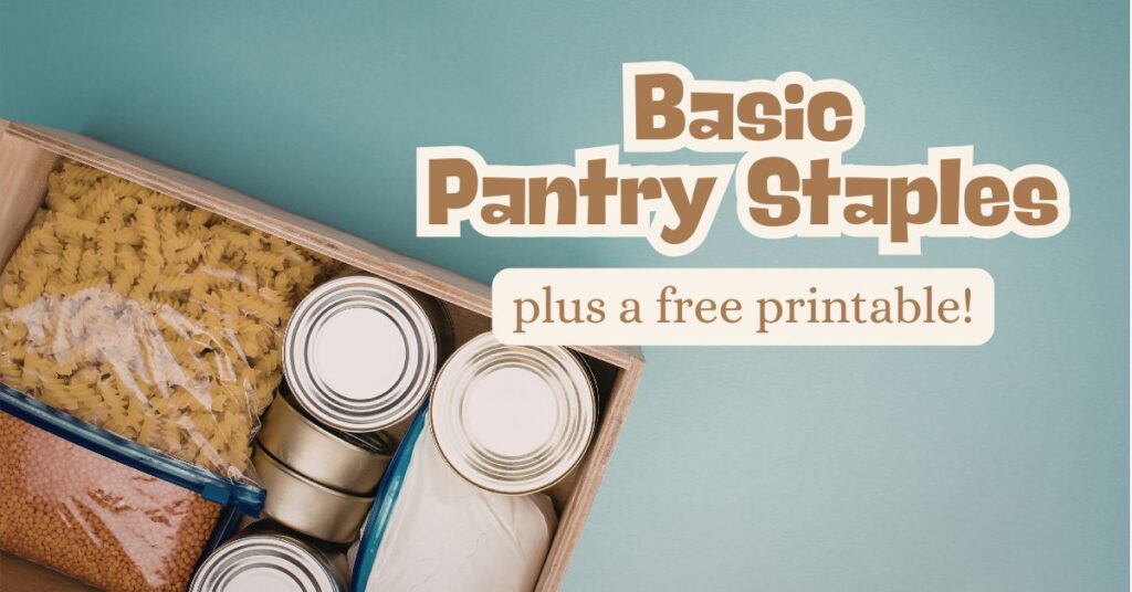 basic pantry staples