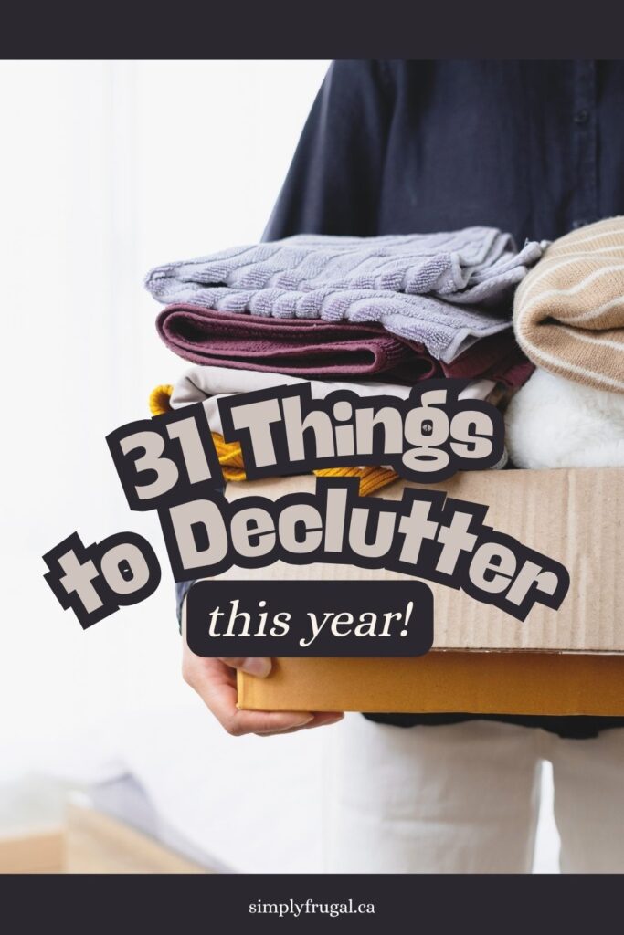 things to declutter