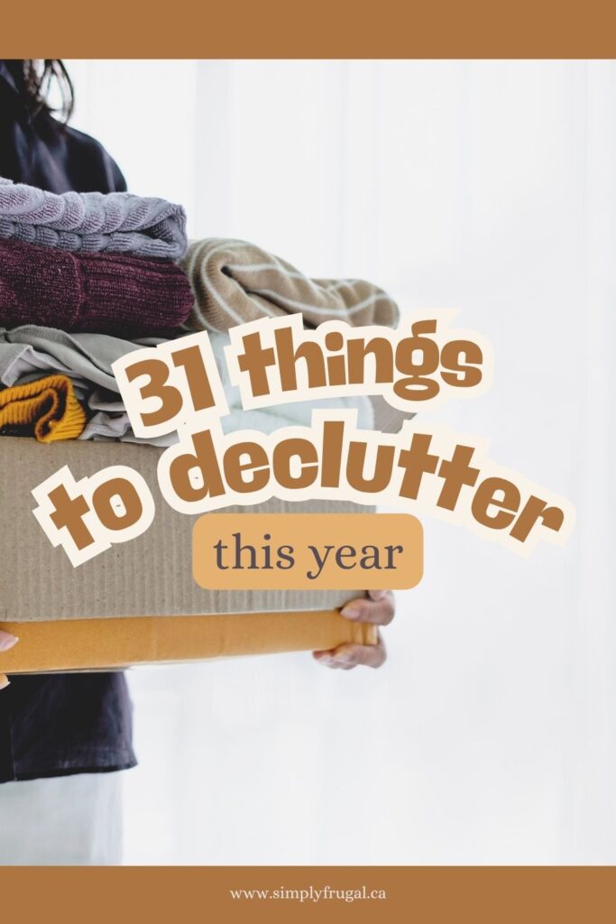 things to declutter