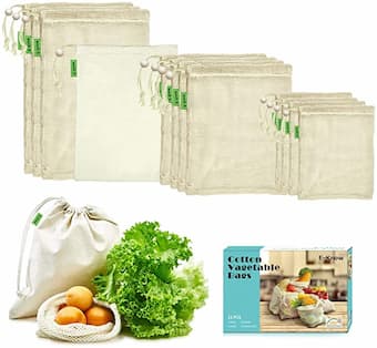 cotton reusable product bags