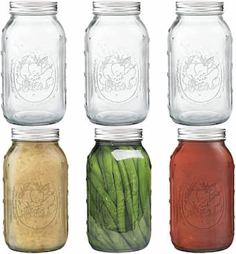 glass jars