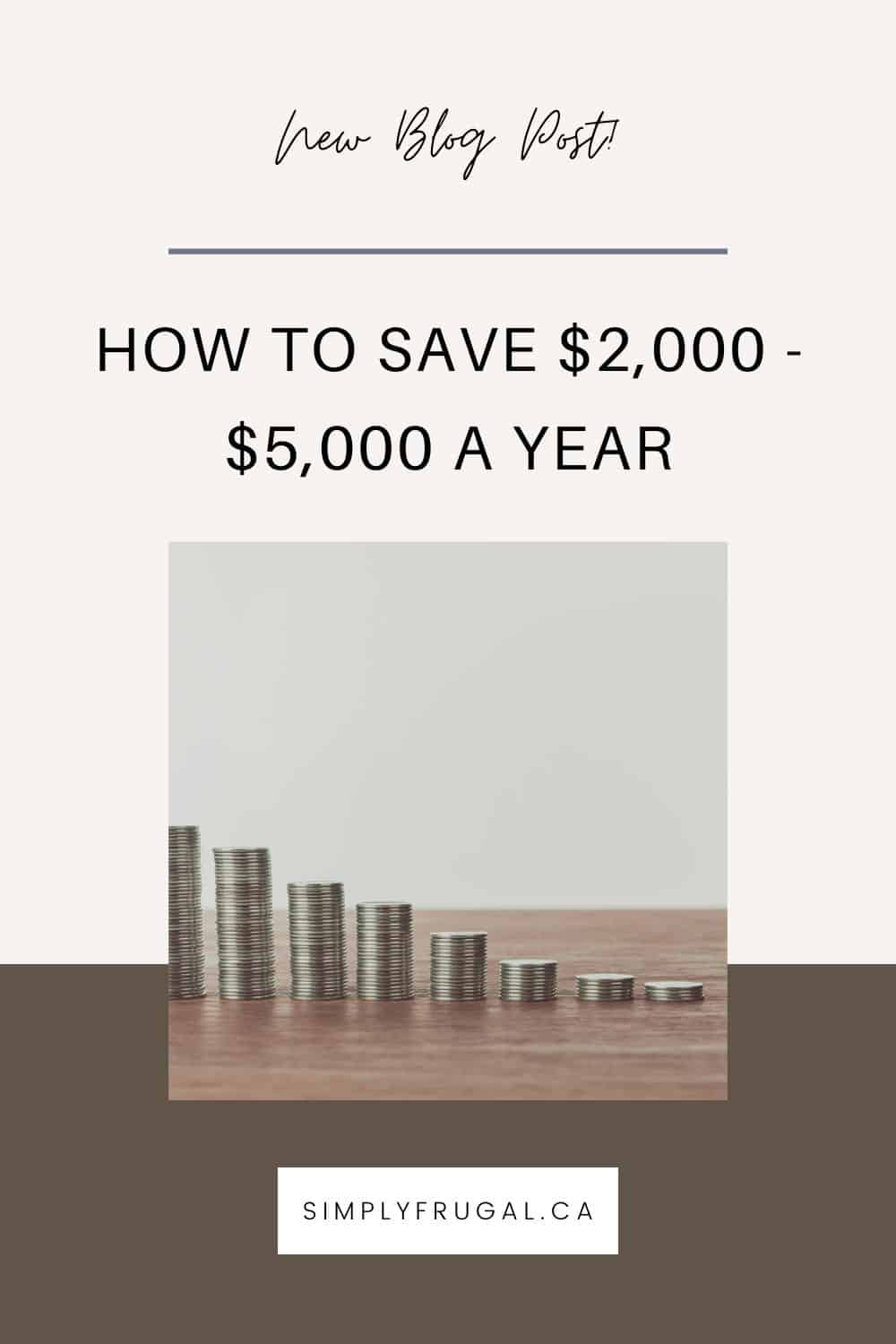 How to save money