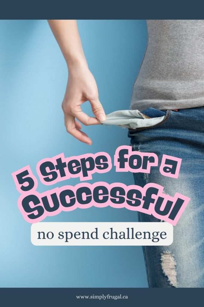 successful no spend challenge