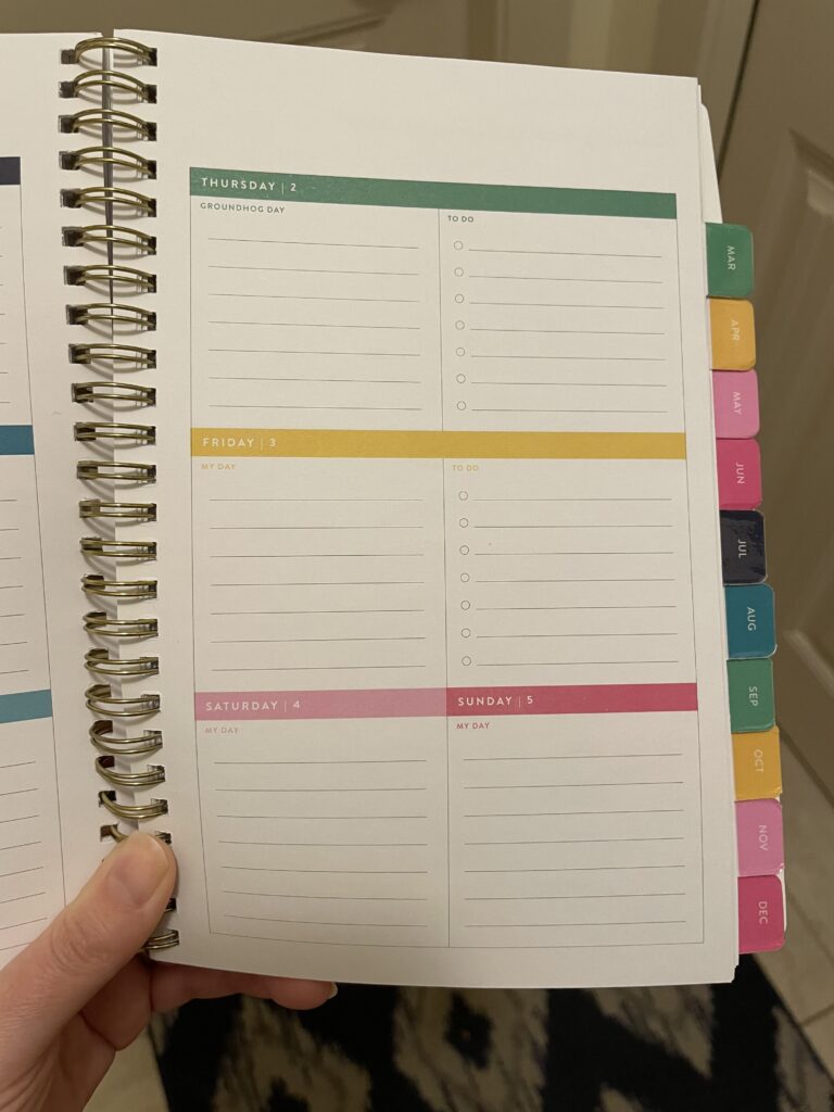 day planner